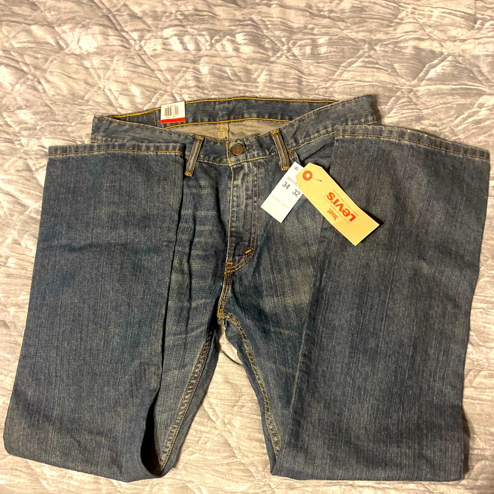 ✨NWT LEVI STRAUSS & CO. 559 Denim Blue Jeans size: 34/32💫